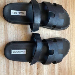 Steve Madden Mayven Women's Slide in Black Size 8 1/2